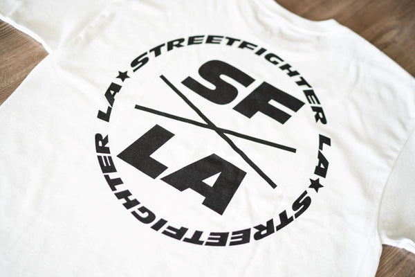 StreetFighter LA Logo T-shirt (White) – STREETFIGHTER LA