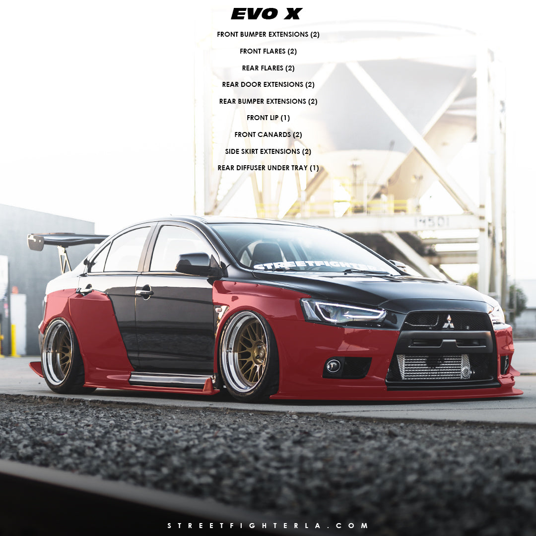 EVO X Wide Body Kit | StreetFighter LA – STREETFIGHTER LA