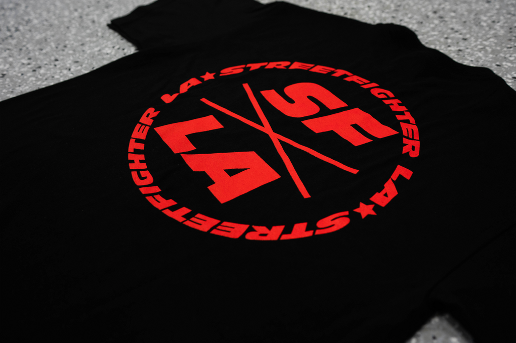 StreetFighter LA Logo T-Shirt (Black/Red)